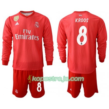 Billiga Fotbollströjor Real Madrid Kroos 8 Barn Tredje tröja 2018/19 Långärmad